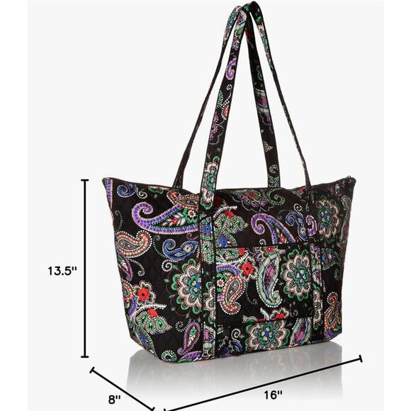 NWOT- Vera Bradley Women's Cotton Miller Tote Travel Bag - Picture 4 of 9